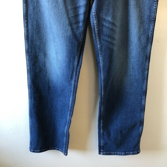 Re/Done Blue High Rise Loose Button Fly in Jetty Jeans 32 - Picture 7 of 15
